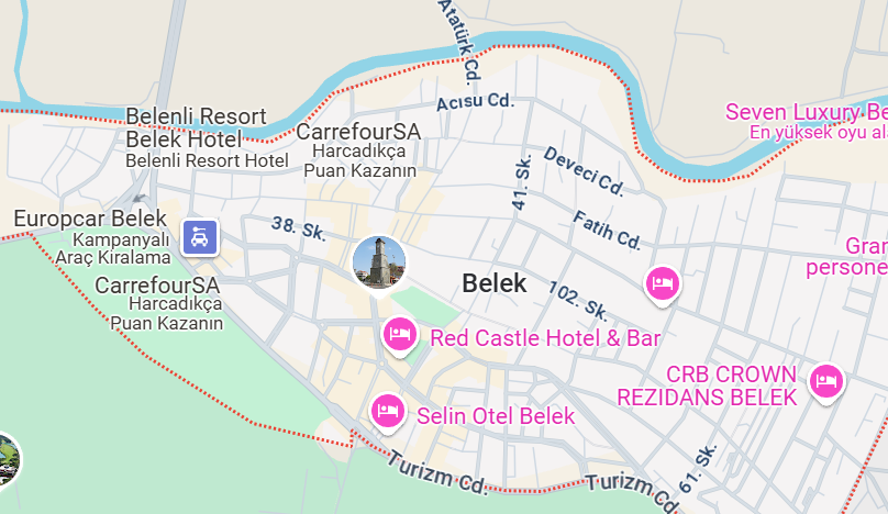 Directions to Belek